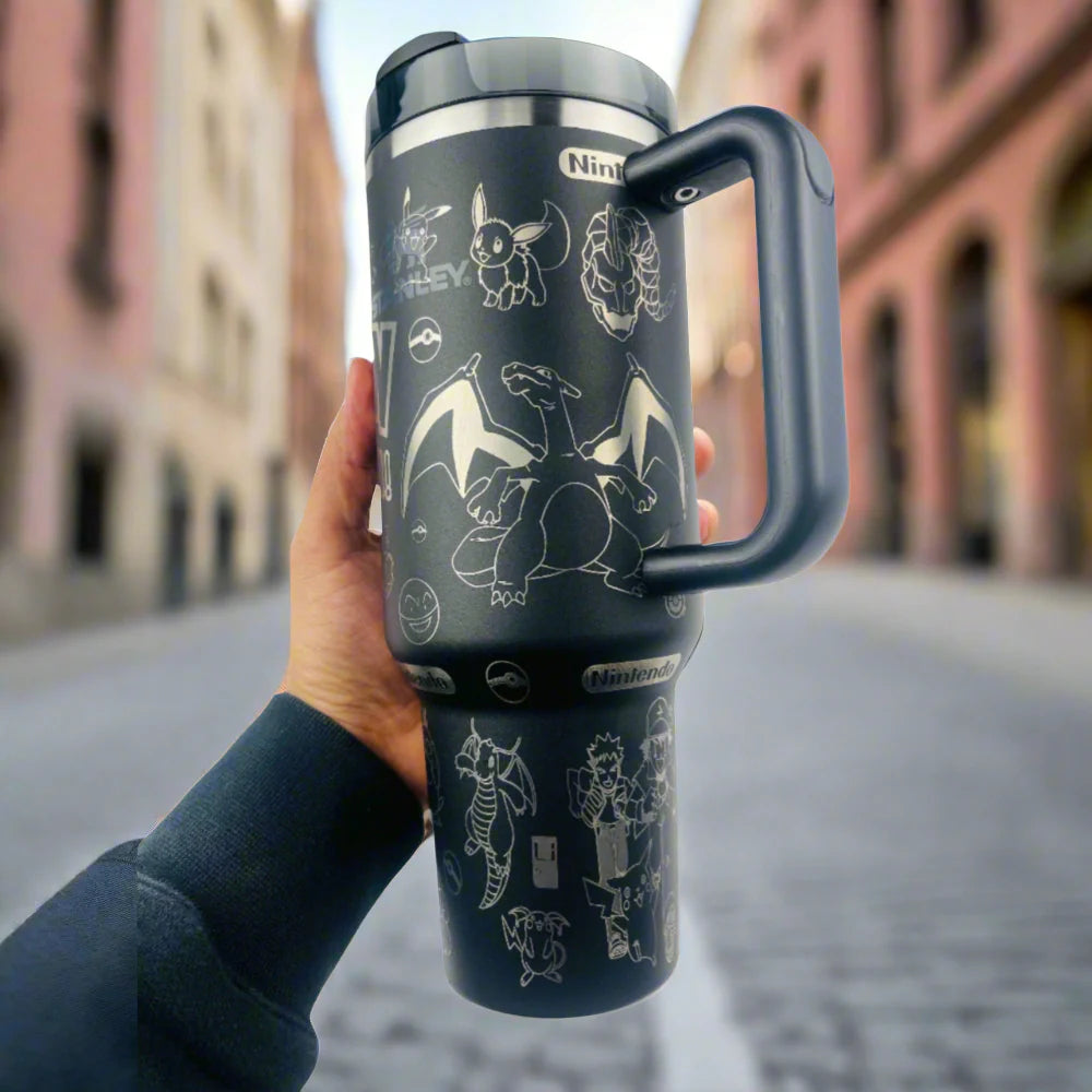 Pokemon Adventure 40 Oz Stainless Steel Tumbler