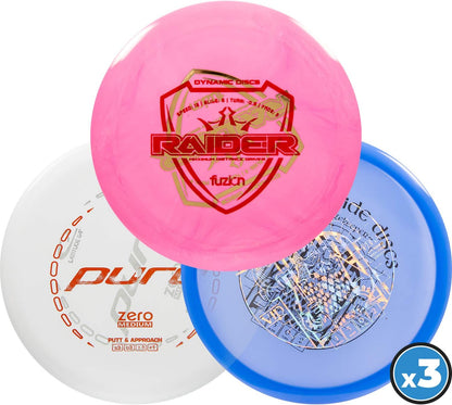 | Latitude 64 | Westside Discs Misprint 3 Pack | Disc Golf Starter Pack | Frisbee Golf Discs | Disc Golf Driver | Disc Golf Midrange | Disc Golf Putter (3 Pack)