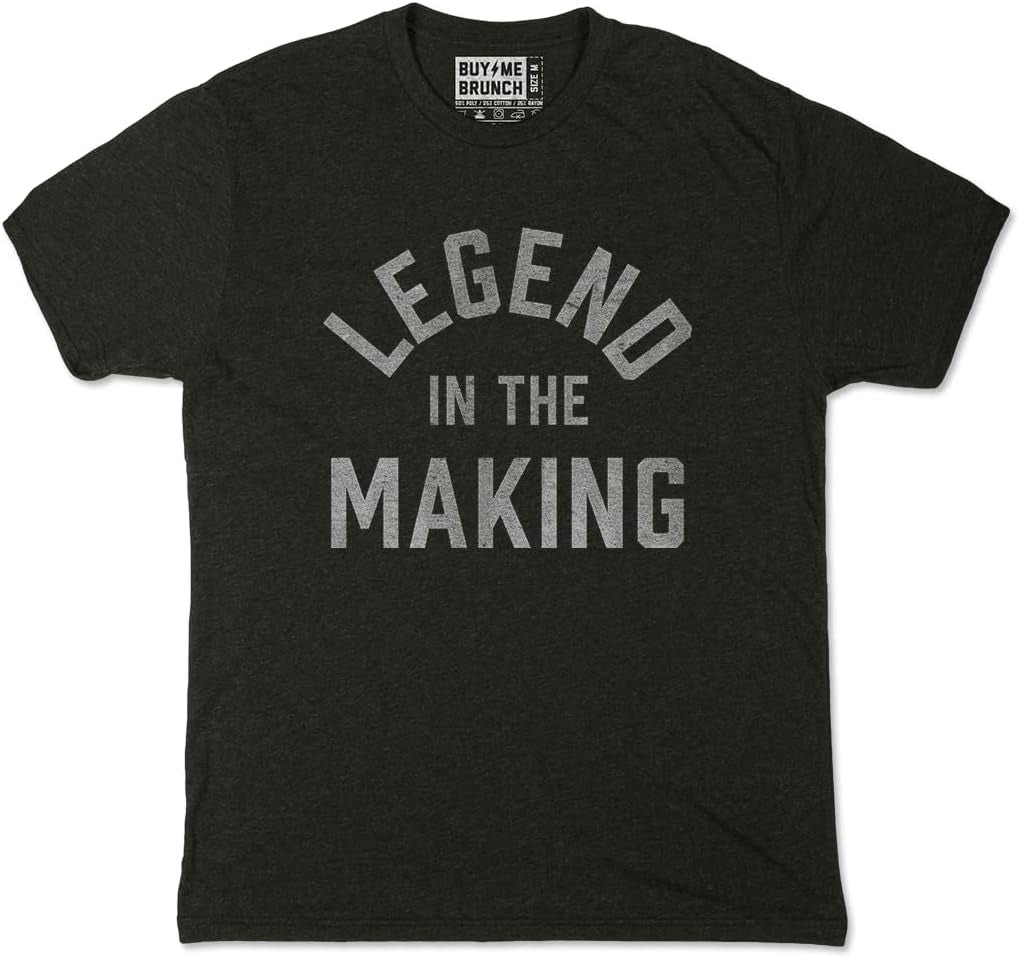 Legend in the Making T-Shirt (Women, Large, Legend in the Making - Charcoal)