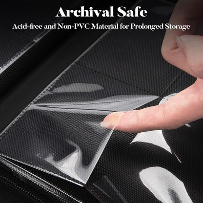Premium 4-Pocket Trading Card Binder for 320 Cards