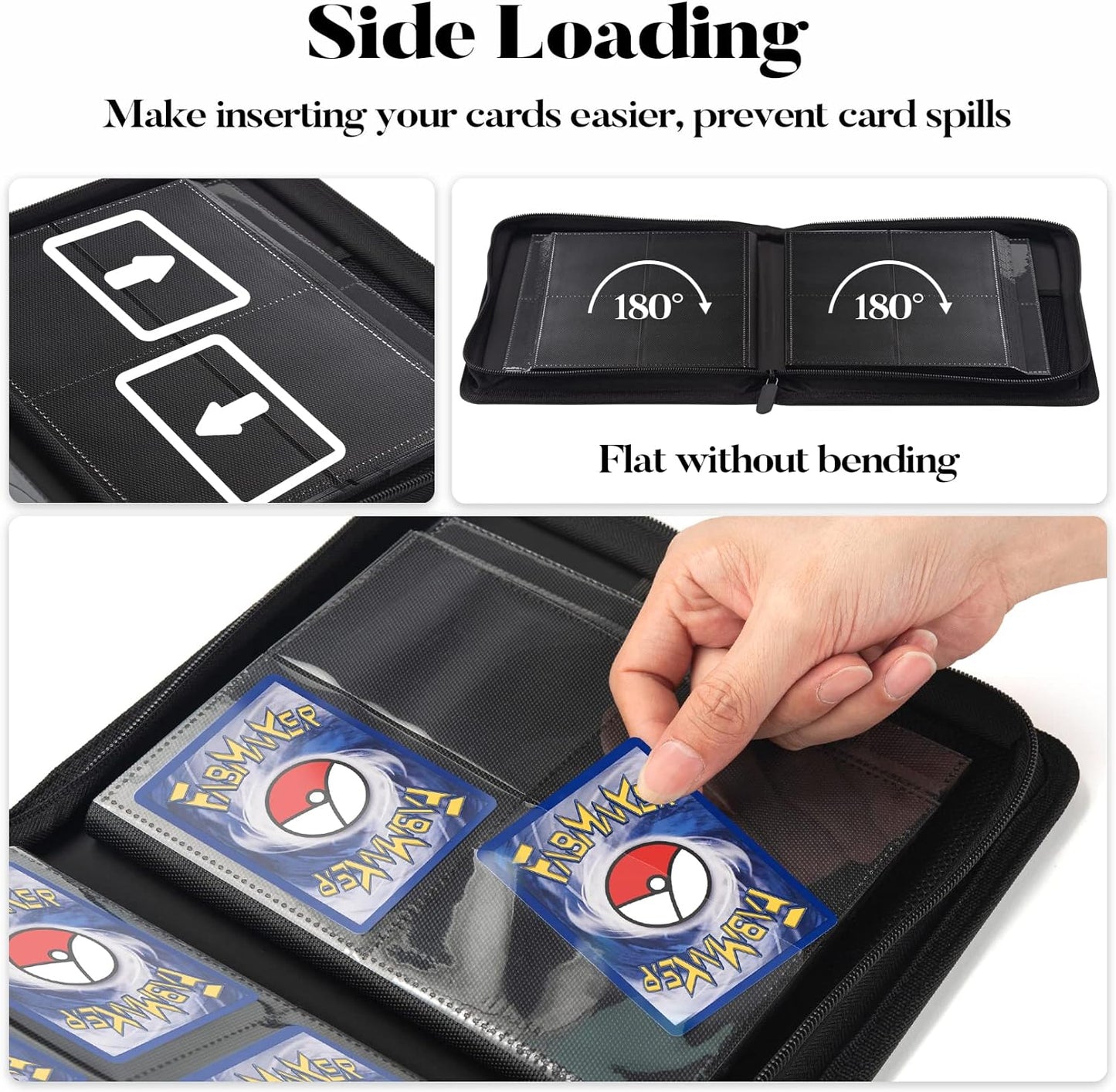 Premium 4-Pocket Trading Card Binder for 320 Cards