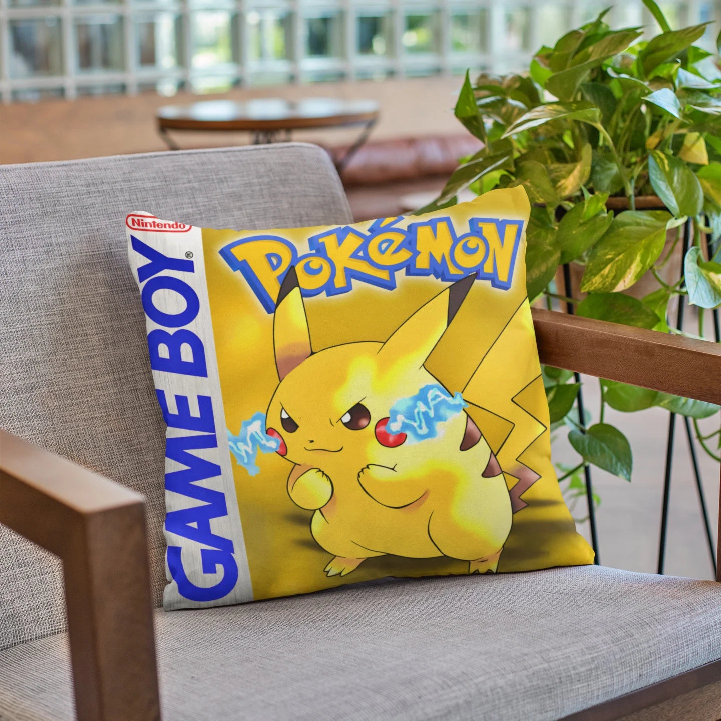 Level up Your Comfort - Retro Adventure Game Pillow Yellow