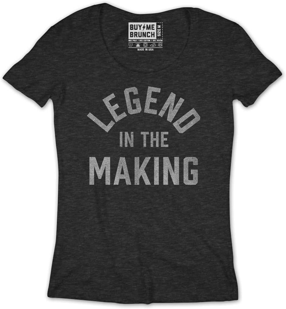 Legend in the Making T-Shirt (Women, Large, Legend in the Making - Charcoal)