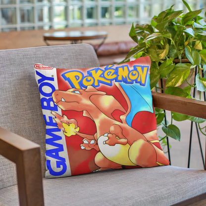 Level up Your Comfort - Retro Monster Catching Game Pillow Red