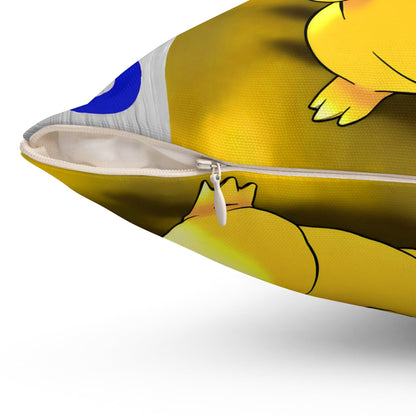 Level up Your Comfort - Retro Adventure Game Pillow Yellow